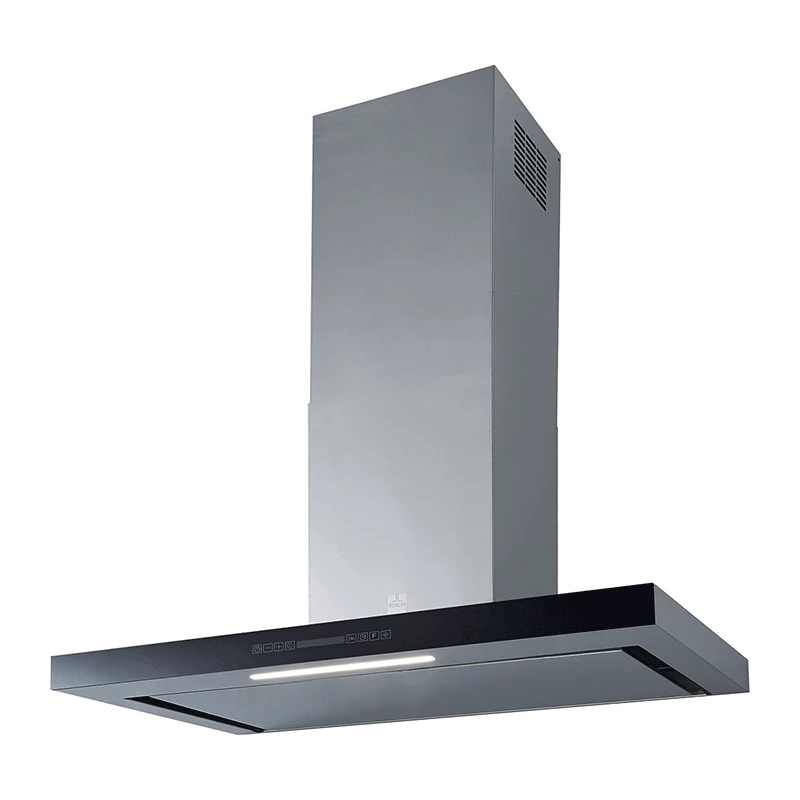 HOTTE DECORATIVE ROBLIN 6626989 OSMOSE 900 INOX/VERRE NOIR HOTTE DECORATIVE ROBLIN 6626989 OSMOSE 900 INOX/VERRE NOIR