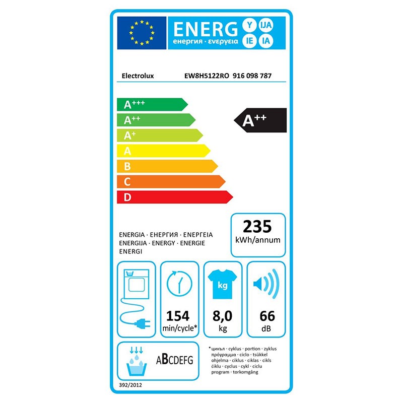 SECHE LINGE PAC 8KG A++