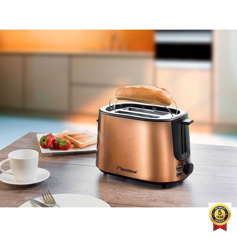 TOASTER CUIVRE 2 FENTES 1000W