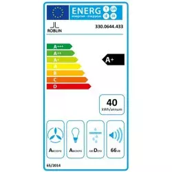 HOTTE INCLINEE MOLIERE 80CM NOIRE/toto