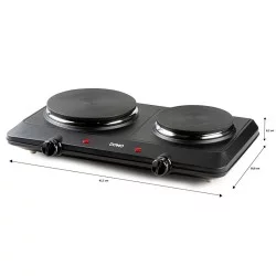 RECHAUD ELECTRIQUE 2 FEUX 2500W