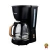 CAFETIERE 10 TASSES 1000W BLACK WOOD/toto