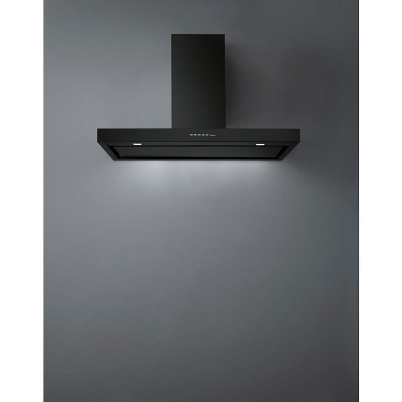 HOTTE BOX 90CM PLANE NRS NOIRE