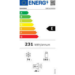 REFRIGERATEUR COMBINE 268L NO FROST  E/toto