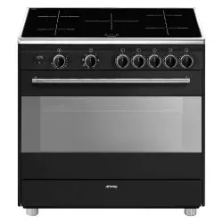 CENTRE DE CUISSON INDUCTION 90CM NOIR