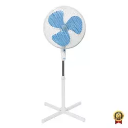 VENTILATEUR SUR PIED 45CM BLANC