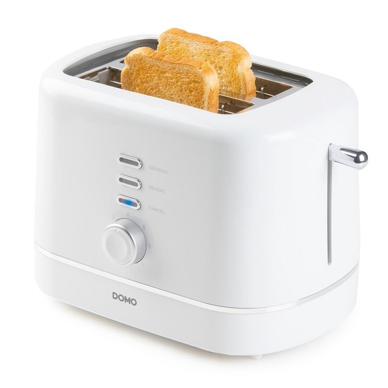 TOASTER 2 FENTES BLANC 800W