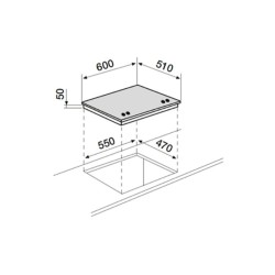 Table gaz AIRLUX AV685HBK/toto