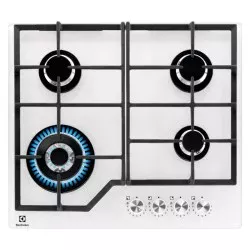 PLAQUE DE CUISSON GAZ 4 FOYERS BLANCHE