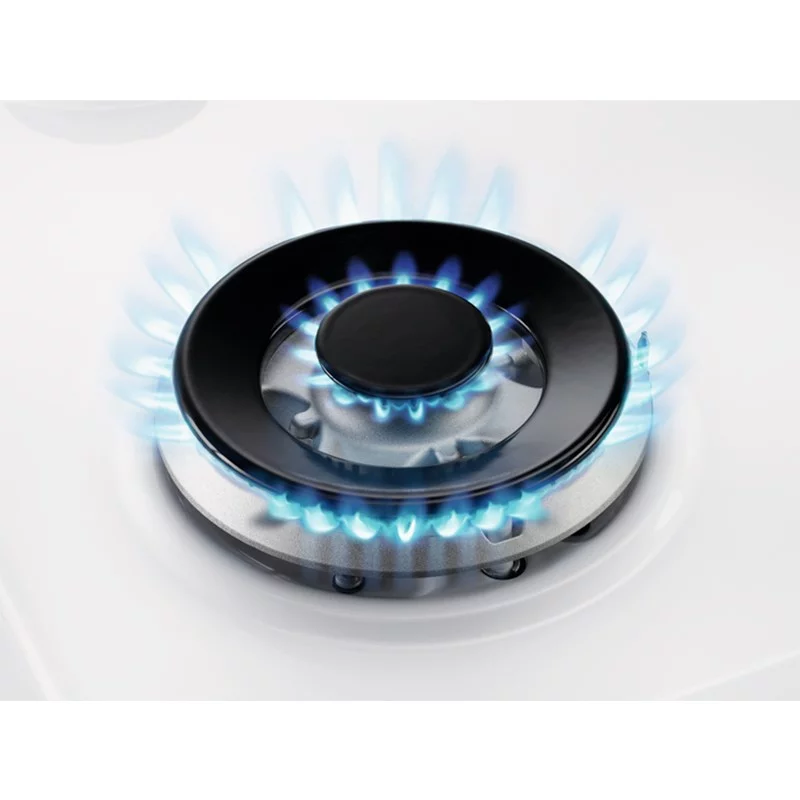 PLAQUE DE CUISSON GAZ 4 FOYERS BLANCHE