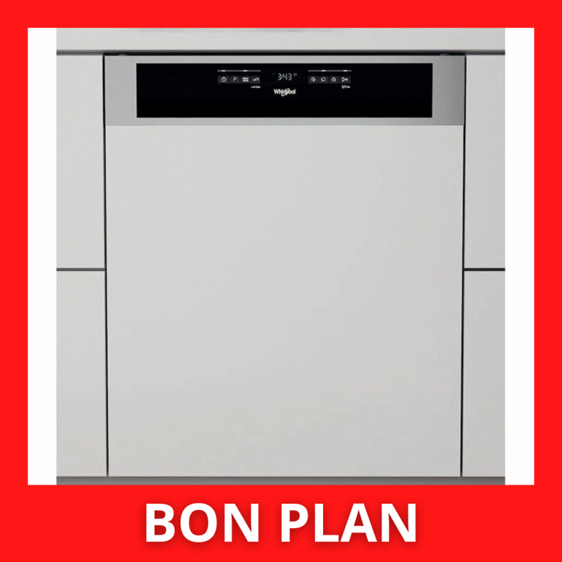 Lave-vaisselle avec bandeau WHIRLPOOL WCBO3T133PFI