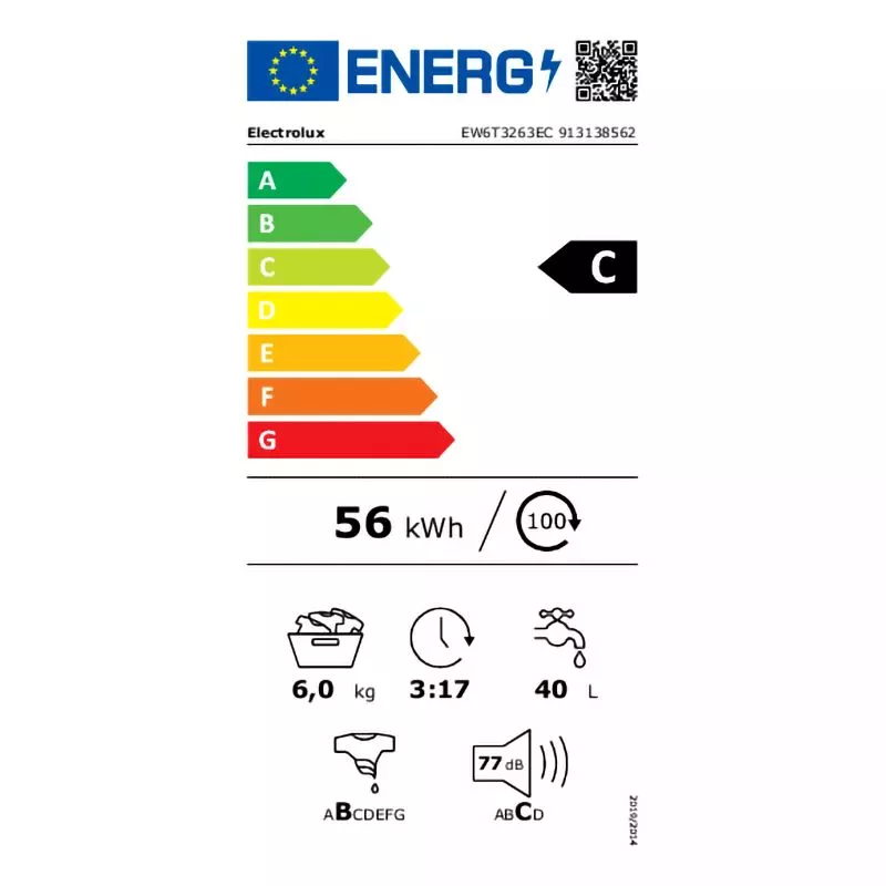 LAVE LINGE TOP 6KG 1200TRS