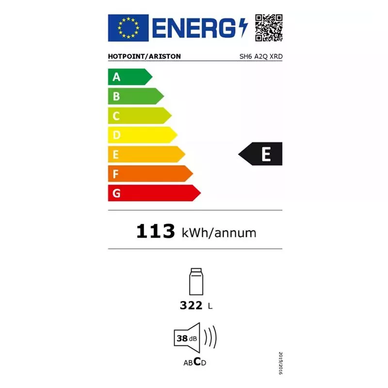 Réfrigérateur 1 porte HOTPOINT SH6A2QXRD