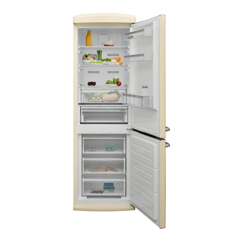 REFRIGERATEUR COMBINÉ VINTAGE BEIGE