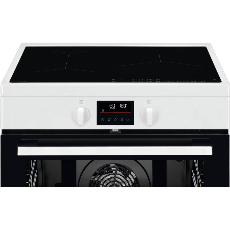 CUISINIERE INDUCTION 3 FOYERS 60CM BLANC