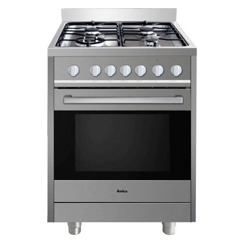 CUISINIERE MIXTE SEMI PRO4GAZSINOX