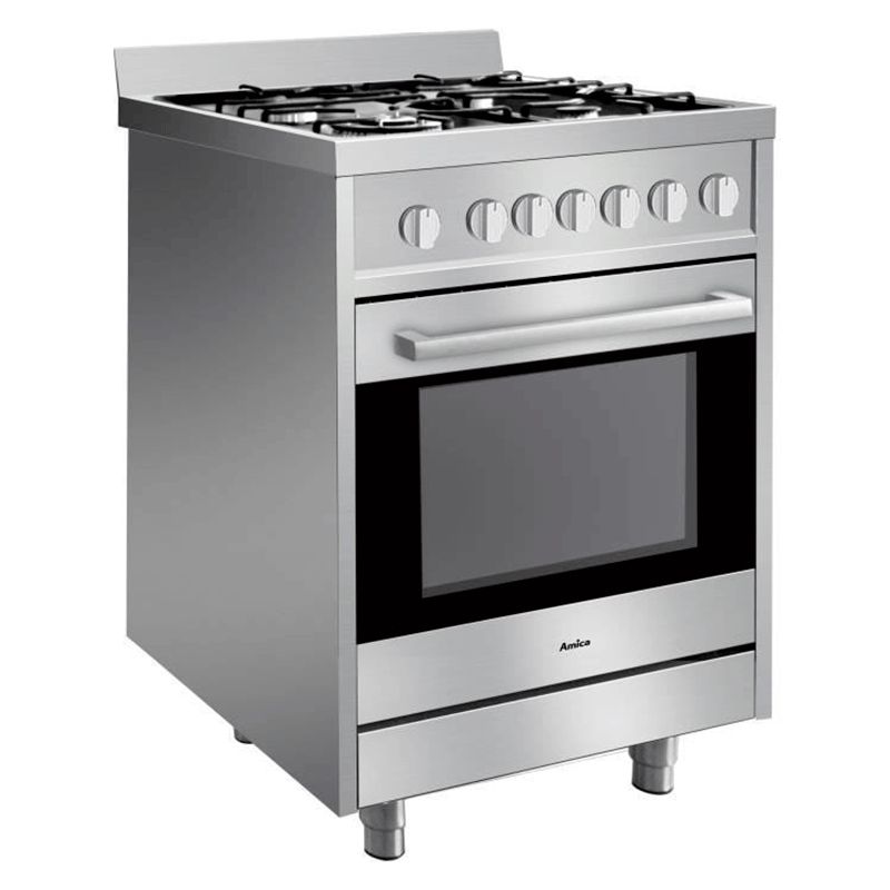 CUISINIERE MIXTE SEMI PRO4GAZSINOX