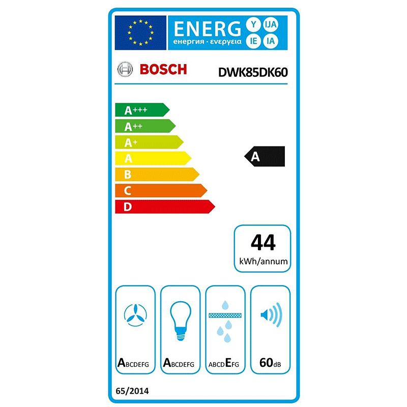 HOTTE INCLINEE 80CM NOIRE