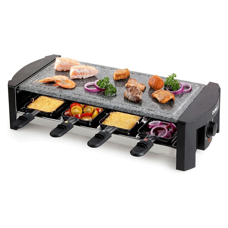 RACLETTE 8 PARTS + PIERRADE 1300W