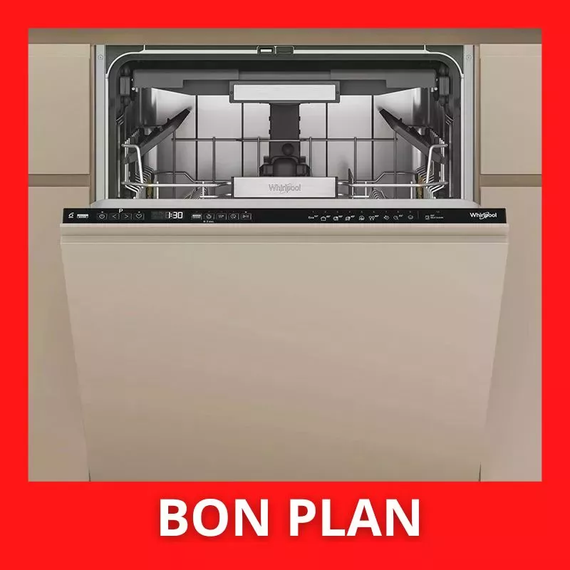 Lave-vaisselle sans bandeau WHIRLPOOL W7IHP40LS Lave-vaisselle sans bandeau WHIRLPOOL W7IHP40LS