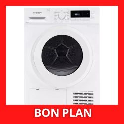 Sèche-linge pompe à chaleur BRANDT DFB383HW