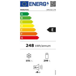 Réfrigérateur encastrable WHIRLPOOL SP408102FR/toto