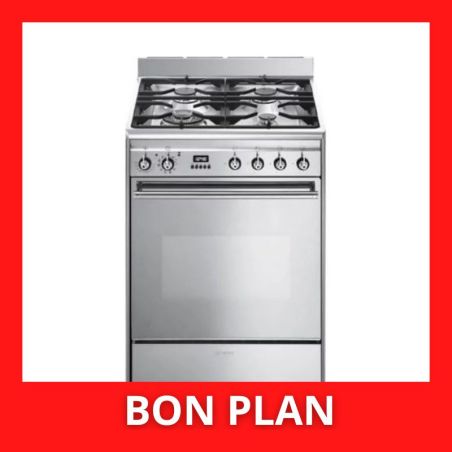 Cuisinière gaz SMEG GP61X9 Cuisinière gaz SMEG GP61X9