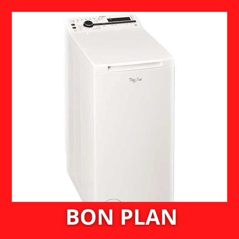 Lave-linge top WHIRLPOOL TDLR72223SSFR/N