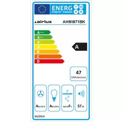 Hotte inclinée AIRLUX AHMI871BK/toto