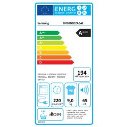 Sèche-linge pompe à chaleur SAMSUNG DV90DG52A0AE