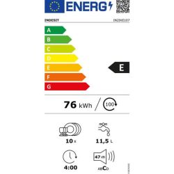 LAVE VAISSELLE FULL INDESIT IN2IKE107/toto