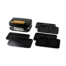 CROC-GAUFFRE-GRILL 3 EN 1 BLACK DOMO DO9278C