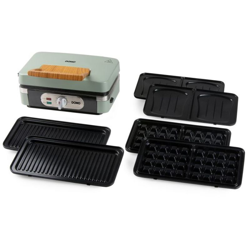CROC-GAUFFRE-GRILL 3 EN 1 DOMO  DO9276C