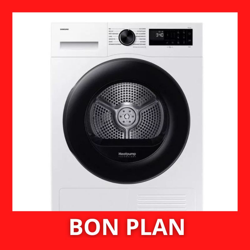 Sèche-linge pompe à chaleur SAMSUNG DV90DG52A0AE
