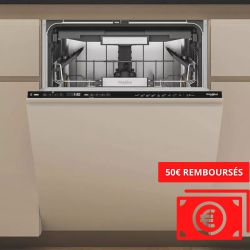 Lave-vaisselle sans bandeau WHIRLPOOL W7IHP40LS