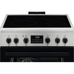 CUISINIERE VITRO 4 FOYERS - 60CM - INOX/toto