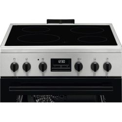 CUISINIERE VITRO 4 FOYERS - 60CM - INOX