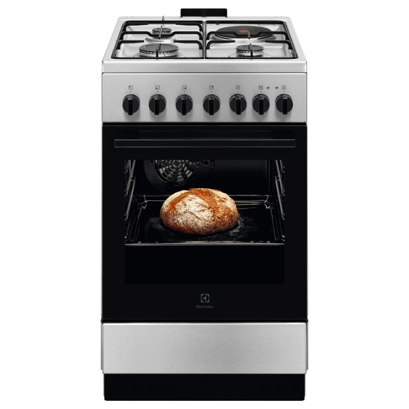 CUISINIERE MIXTE 3+1 - 50CM - INOX CUISINIERE MIXTE 3+1 - 50CM - INOX