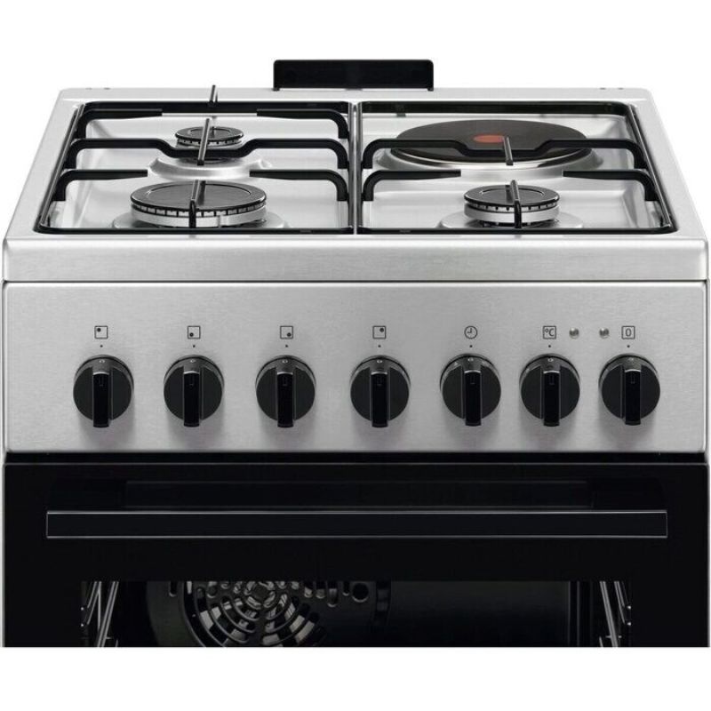 CUISINIERE MIXTE 3+1 - 50CM - INOX
