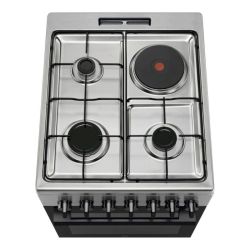 CUISINIERE MIXTE 3+1 - 50CM - INOX CUISINIERE MIXTE 3+1 - 50CM - INOX/toto