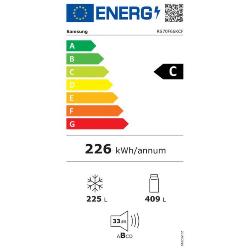 REFRIGERATEUR AMERICAIN CARBONE RS70F66KCFEF SAMSUNG