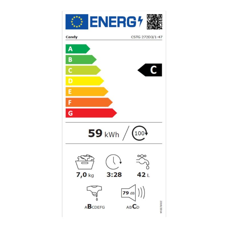 LAVE LINGE TOP 7KG 1200TRS