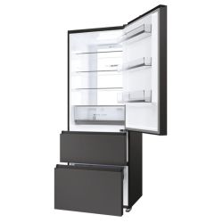 REFRIGERATEUR COMBINE 70CM NOIR BROSSE