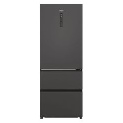 REFRIGERATEUR COMBINE 70CM NOIR BROSSE