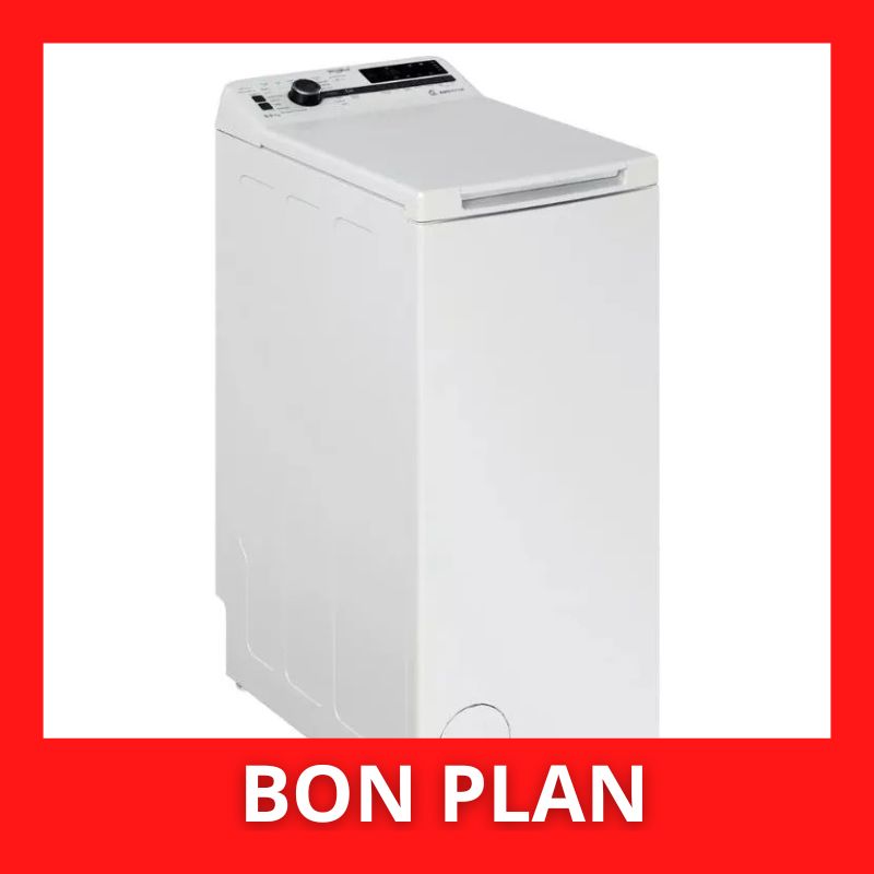 Lave-linge top WHIRLPOOL TDLRBX65242BSFR Lave-linge top WHIRLPOOL TDLRBX65242BSFR