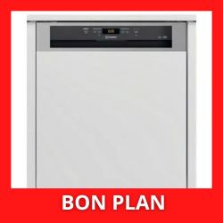 Lave-vaisselle avec bandeau INDESIT DBC3C26X