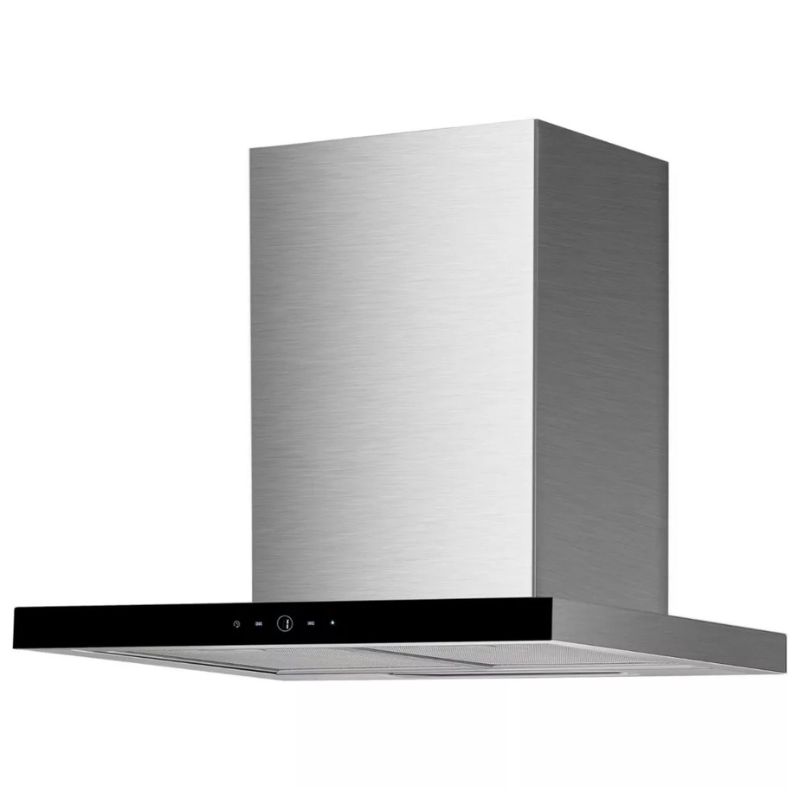 HOTTE MURALE 60CM INOX / VERRE NOIR A_Créer