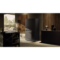 REFRIGERATEUR MULTIPORTES Black Steel/toto