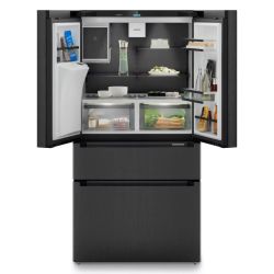 REFRIGERATEUR MULTIPORTES Black Steel/toto