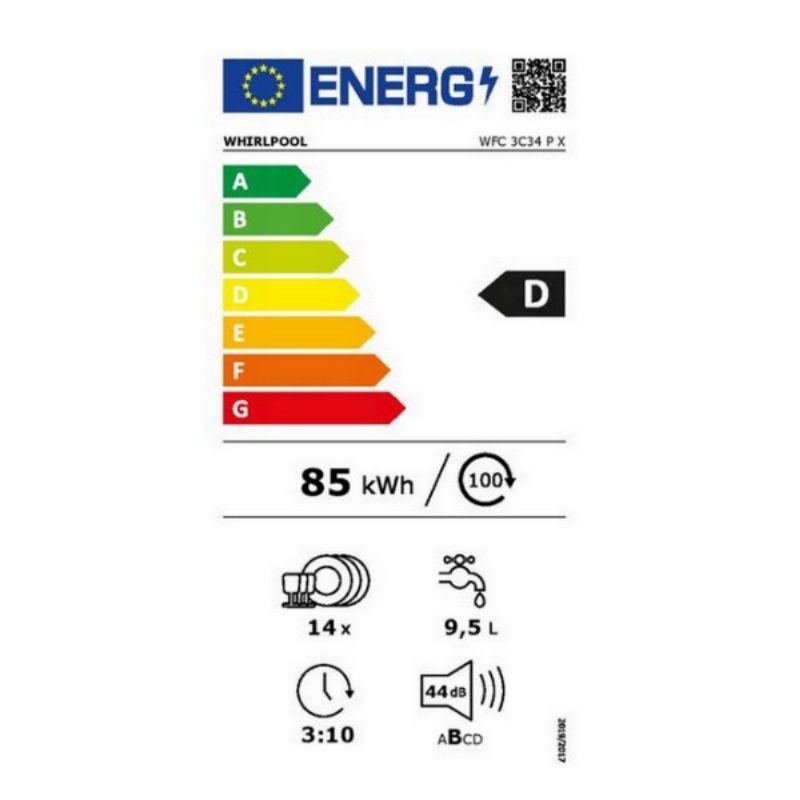 LAVE VAISSELLE 14CVTS 44DB INOX